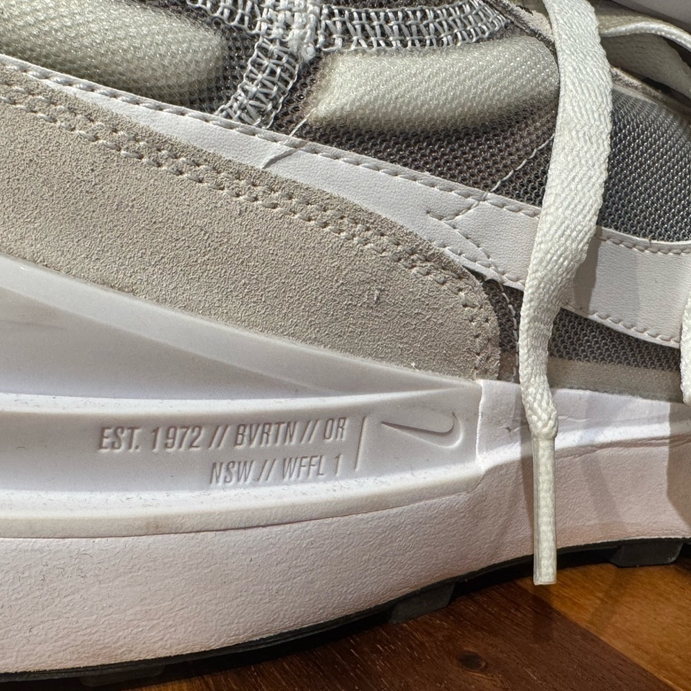 Nike // Waffle One Summit White/White-Black Men’s 11 Running Shoe - Picture 7 of 7